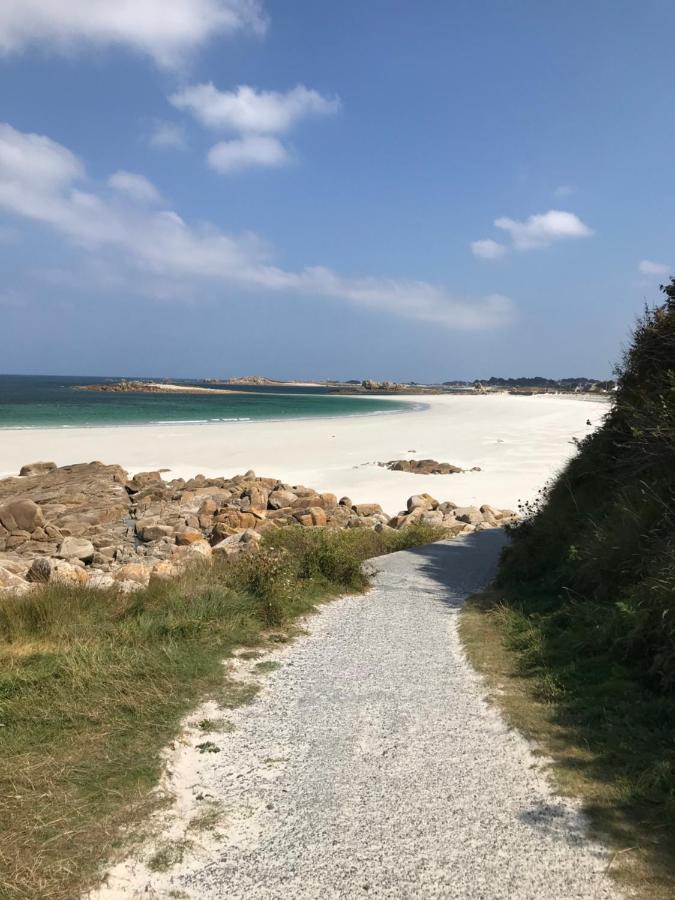 Maison 6 Pers Belle Vue Mer Piscine, Plage A 40 M Trévou-Tréguignec 外观 照片