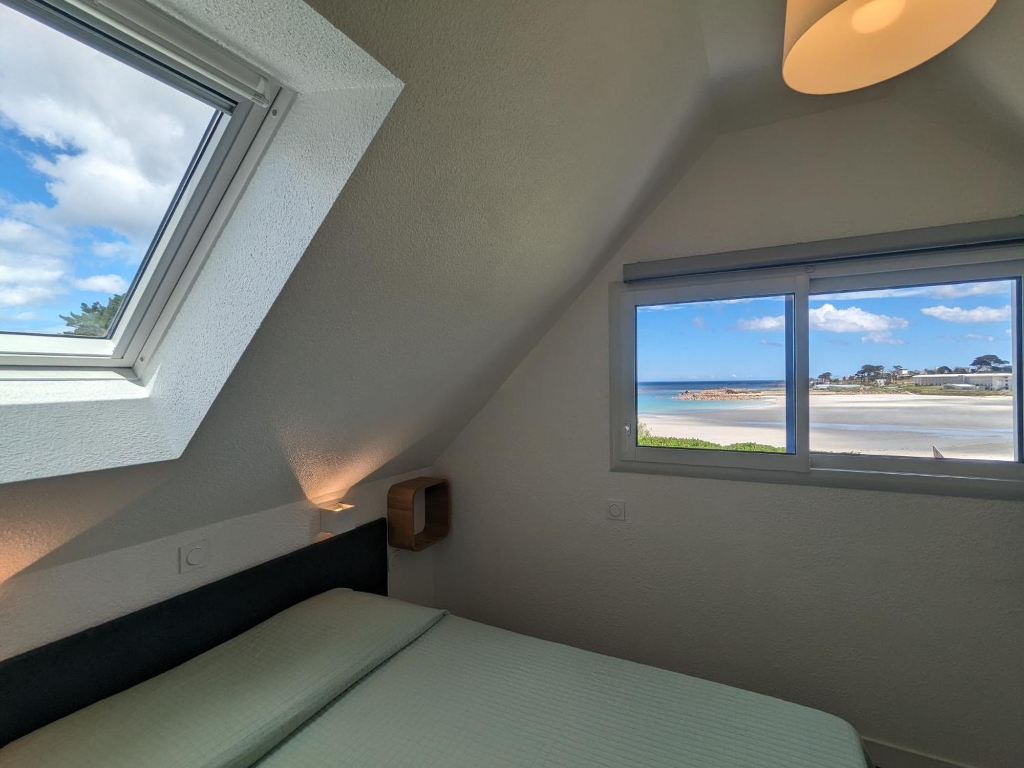 Maison 6 Pers Belle Vue Mer Piscine, Plage A 40 M Trévou-Tréguignec 外观 照片