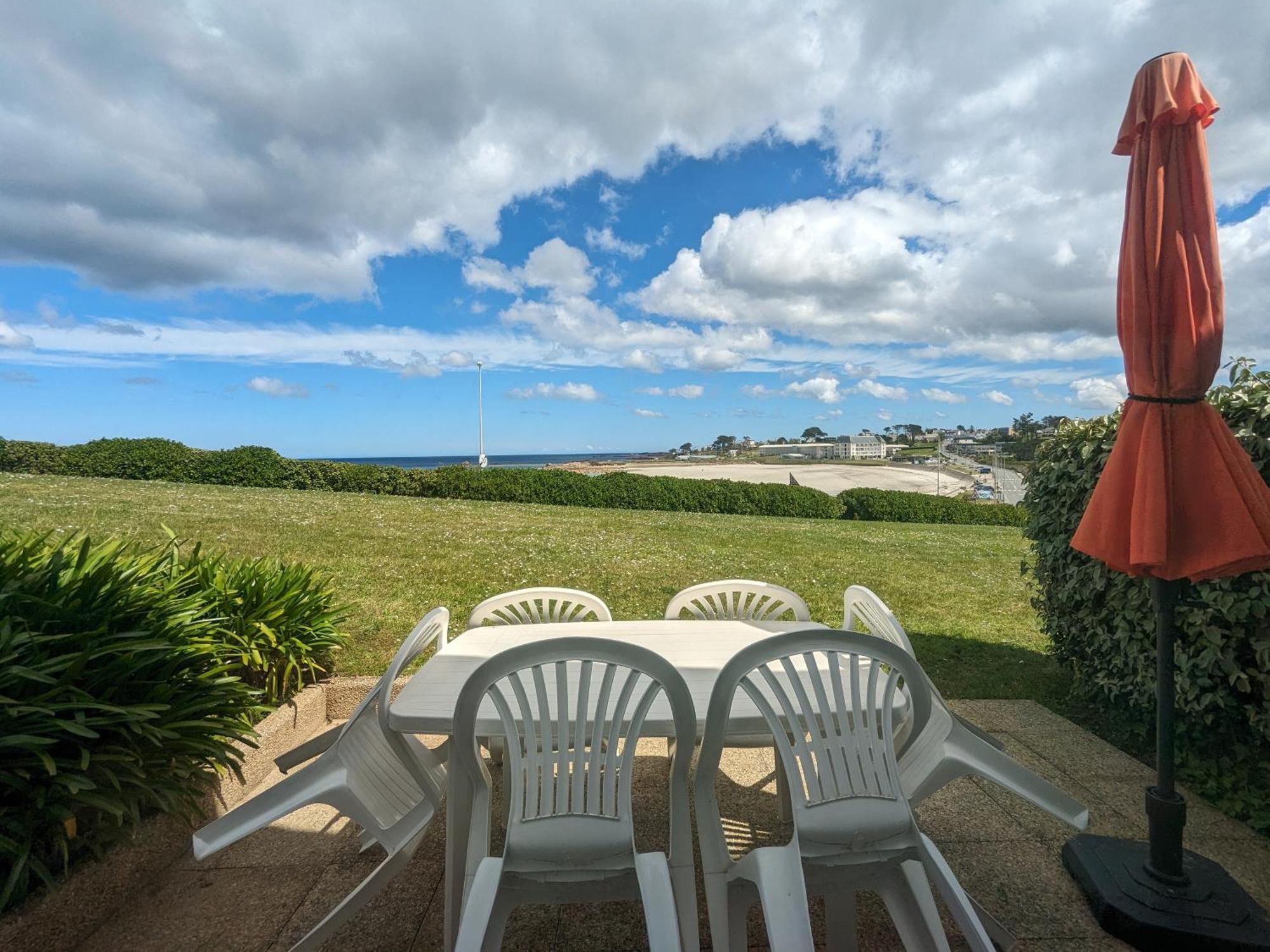Maison 6 Pers Belle Vue Mer Piscine, Plage A 40 M Trévou-Tréguignec 外观 照片